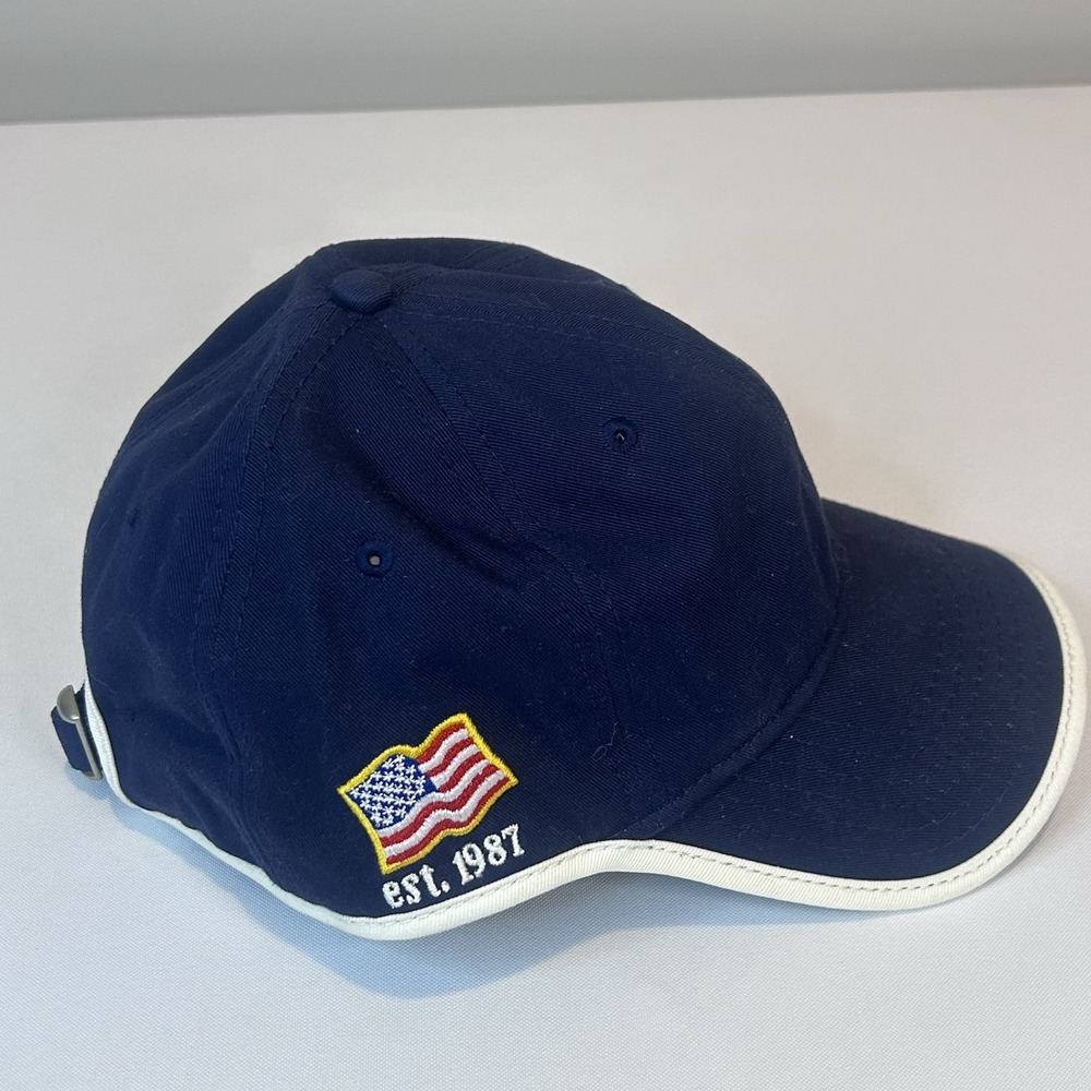 Ashworth Baseball Hat Cap Est 1987 Blue with White Trim